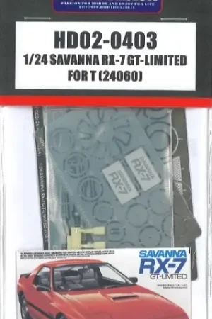 Hobby design 1:24 SAVANNA RX-7 GT LIMITED - modelbouw Nu Kopen