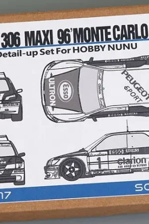 Hobby design 1:24 PEUGEOT 306 MAXI 1996 MONTE CARLO RALLY - modelbouw Meest Verkocht