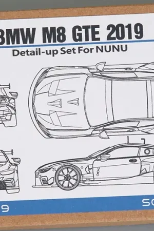 Hobby design 1:24 BMW M8 GTE 2019 FOR NUNU - modelbouw Hete Deal