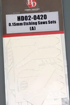 Hobby design 0.15MM ETCHING SAWS SETS A - modelbouw Lage Prijs
