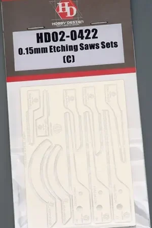 Snelle Levering Hobby design 0.15MM ETCHING SAWS SETS C - modelbouw