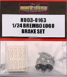 Speciale Aanbieding Hobby design 1:24 BREMBO LOGO BRAKE SET - modelbouw
