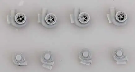 Hobby design 1:24 TURBOCHARGER KIT - modelbouw Beperkte Voorraad