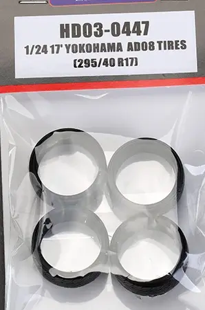 Koopje Hobby design 1:24 17" YOKOHAMA AD08 295/40 R17 - modelbouw