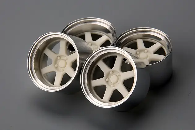 Snelle Levering Hobby design 1:24 18" RAYS TE37V WHEELS - modelbouw