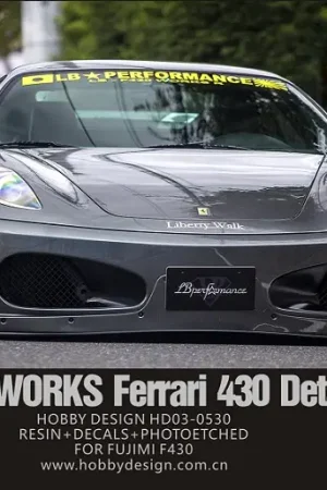 Hobby design 1:24 LB WORKS FERRARI 430 WIDE BODY - modelbouw Bestel Nu