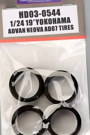 Hobby design 1:24 YOKOHAMA 19" ADVAN NEOVA AD07 TIRES - modelbouw Veilige Betaling