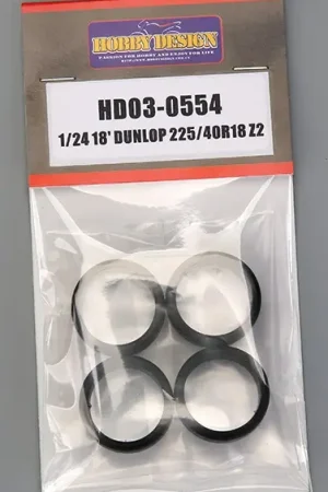 Betrouwbaar Hobby design 1:24 18" DUNLOP 225/40R18 Z2 - modelbouw