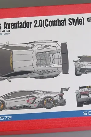 Hobby design 1:24 LB WORKS AVENTADOR 2.0 COMBAT STYLE - modelbouw Snelle Levering