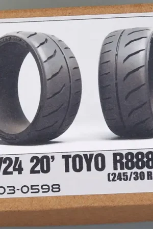 Koop Online Hobby design 1:24 20" TOYO R888R (245/30 R20) TIRES - modelbouw