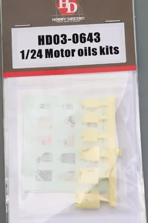 Flitsaanbieding Hobby design 1:24 MOTOR OILS KITS - modelbouw