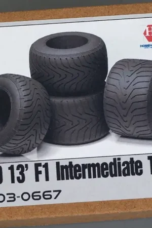 Op = Op Hobby design 1:20 13INCH F1 INTERMEDIATE TYRES - modelbouw