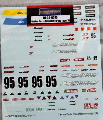 Hoge Kwaliteit Hobby design 1:24 MANUFACTURERS LOGO 3 - modelbouw