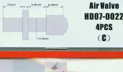 Koop Online Hobby design 1:24 TIRE AIR VALVE FOR CAR - modelbouw