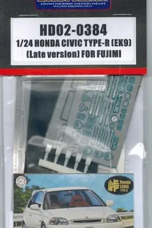 Gereduceerde Prijs Hobby design 1:24 HONDA CIVIC TYPE R EK9 - modelbouw