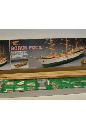Mantua 1:90 Gorch Fock #MMO-00754 houten bouwdoos Op = Op