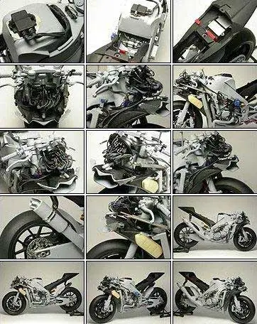 Lage Prijs Das werk 1:12 YZR M1 04 SUPER DETAIL SET