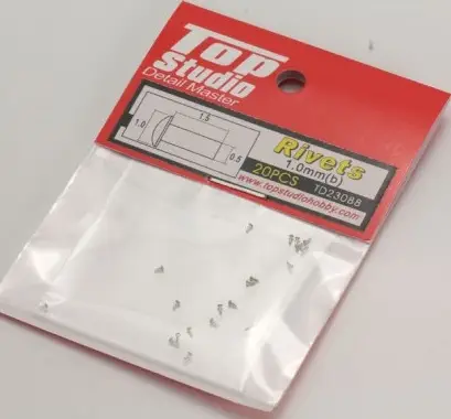 Exclusieve Aanbieding Top studio 1.0MM RIVETS (B) - modelbouw