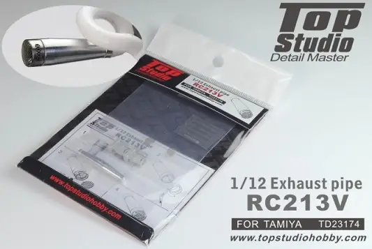 Tijdelijk Beschikbaar Top studio 1:12 EXHAUST PIPE FOR RC213V - modelbouw