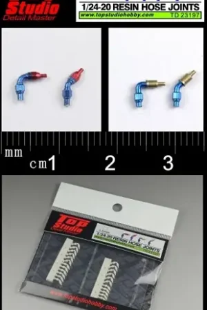 Top studio 1:24 1.5MM RESIN HOSE JOINTS - modelbouw Koop Online