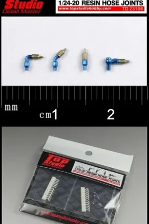 Top studio 1:24 0.9MM RESIN HOSE JOINTS - modelbouw Aanbieding