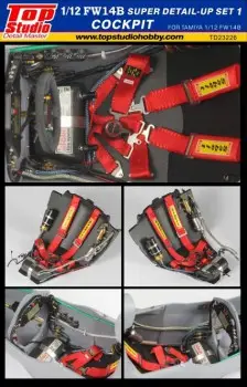 Top studio 1:12 FW14B SUPER DETAIL-UP SET1 COCKPIT - modelbouw Laatste Versie