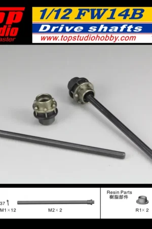 Tijdelijk Beschikbaar Top studio 1:12 FW14B DRIVE SHAFTS - modelbouw