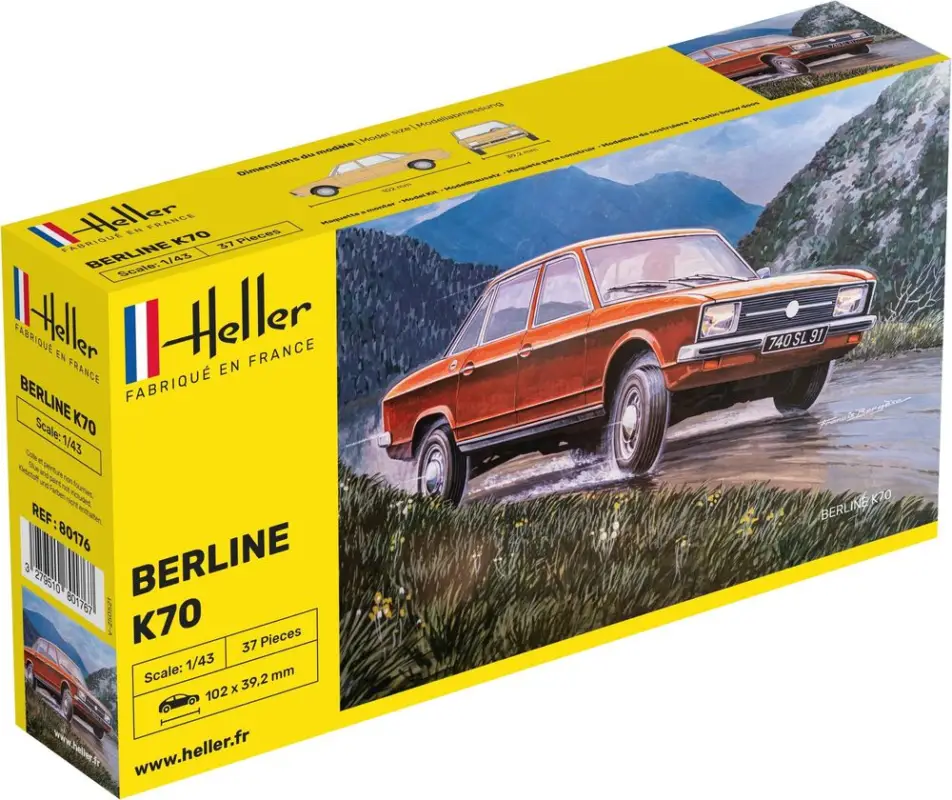 Veilige Betaling Heller 1:43 Berline K70 - modelbouw