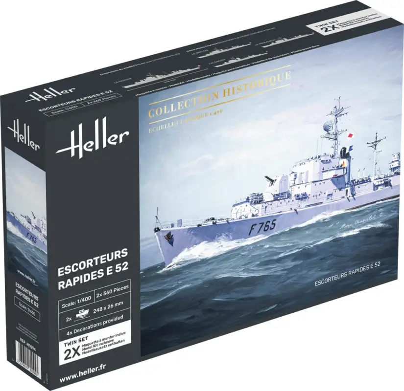 Favoriet Heller 1:400 Escorteurs Rapides E 52 - modelbouw