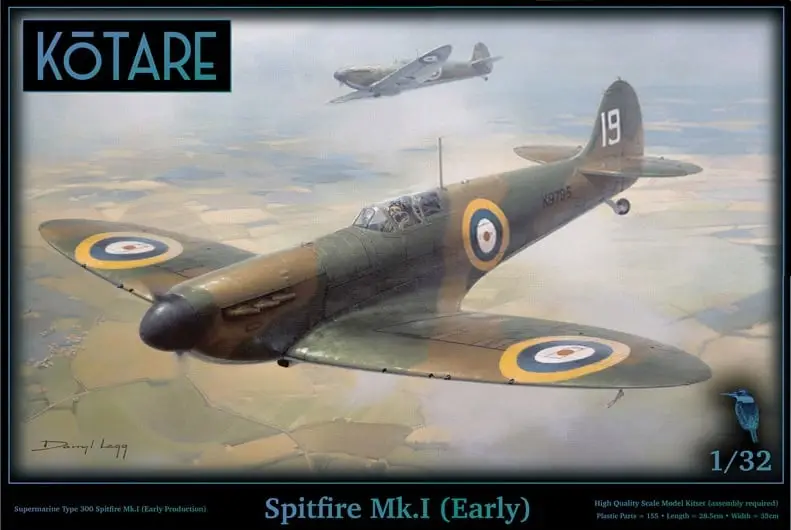 Direct Verzonden Kotare 1:32 Spitfire Mk.I (Early) #KTR32004 bouwdoos