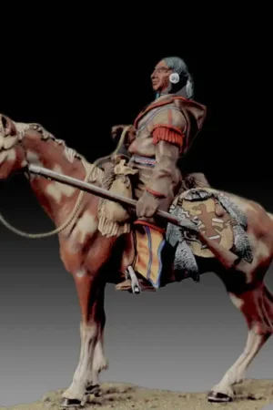 Amati 75mm GUIDA INDIANA A CAVALLO - metalen modelbouw Koop Vandaag