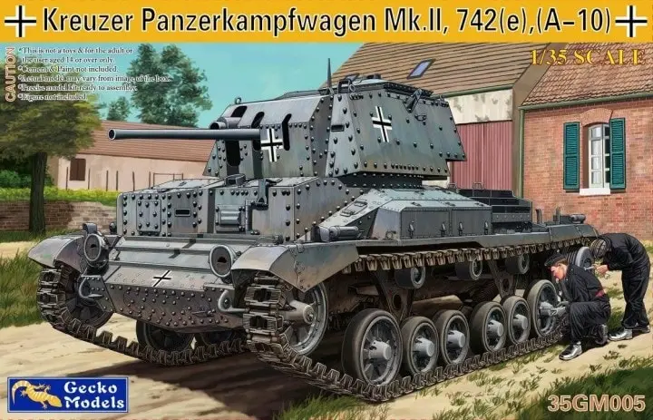 Gecko Models 1:35 Kreuzer Panzerkampfwagen M Ii - modelbouw Koopje