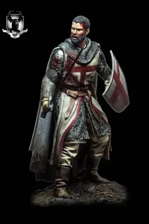 Premium Andrea Miniatures 1:32 Templar Knight Xii Century - modelbouw