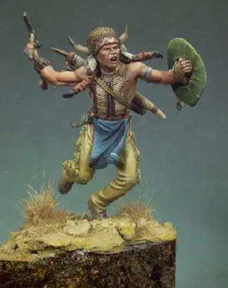 Express Levering Andrea Miniatures Sioux Warrior - modelbouw