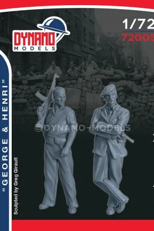 Dynamo Models 1:72 French Resistance Set - George & Henri - modelbouw Veilige Betaling