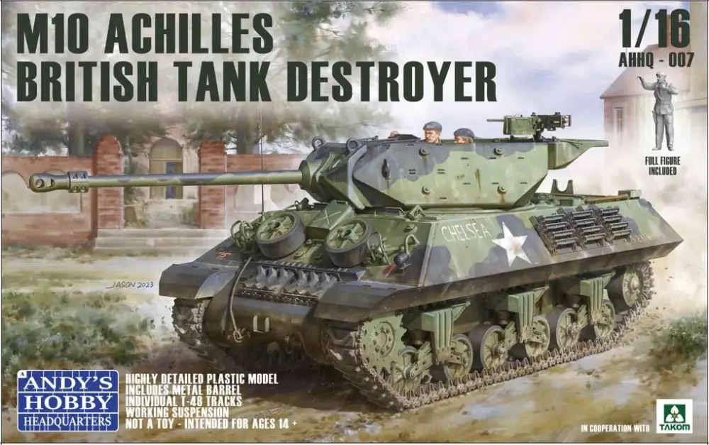 Andy's hobby headquarters 1:16 BRITISH M10 ACHILLES - modelbouw Exclusieve Aanbieding