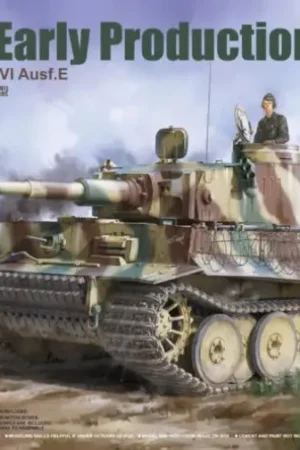Border Model 1:35 Tiger I Early Production - modelbouw Gecertificeerd
