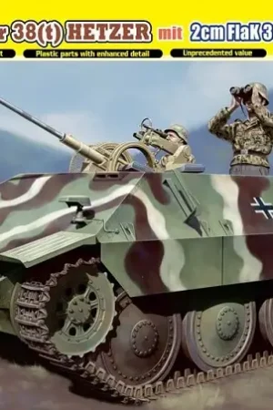 Betaalbaar Dragon Models 1:35 Bergepanzer 38T Hetzer With Flak - modelbouw