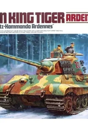 Tamiya 1:35 German King Tiger - Ardennes Front - modelbouw Gratis Retour