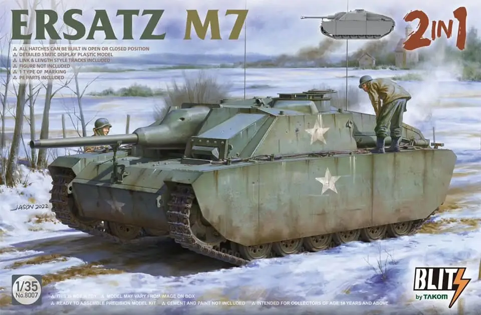 Actieprijs Takom 1:35 Ersatz M7 2In1 - modelbouw