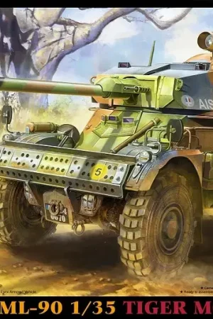 Laatste Kans Tiger Model 1:35 Panhard Aml-90 - modelbouw