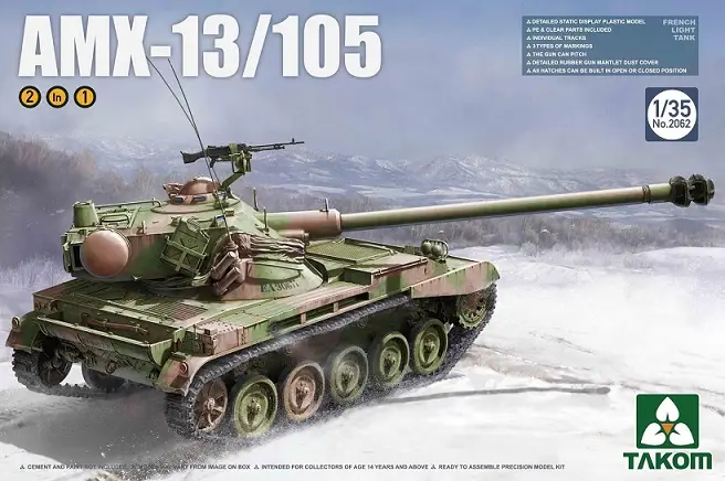 Veilige Betaling Takom 1:35 Amx-13/105 - Dutch Army Version Included - modelbouw