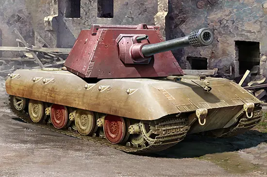 Beperkte Voorraad Trumpeter 1:35 E-100 Heavy Tank Krupp Turret - modelbouw