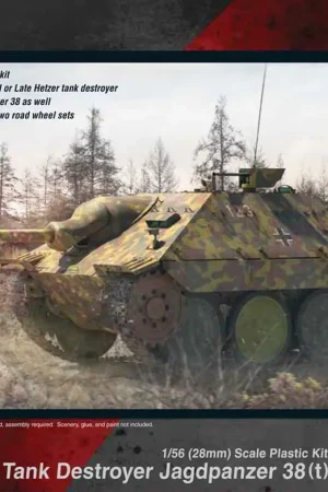 Flitsaanbieding Rubicon Models 1:56 Jagdpanzer 38T Hetzer - modelbouw
