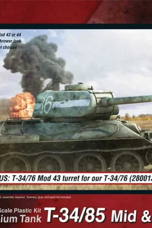 Rubicon Models 1:56 T-34/85 Mid And Late War - modelbouw Betaalbaar