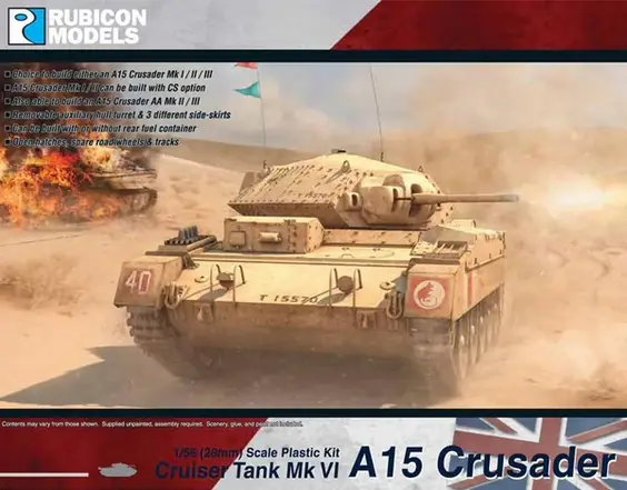 Rubicon Models 1:56 A15 Crusader - modelbouw Hete Deal