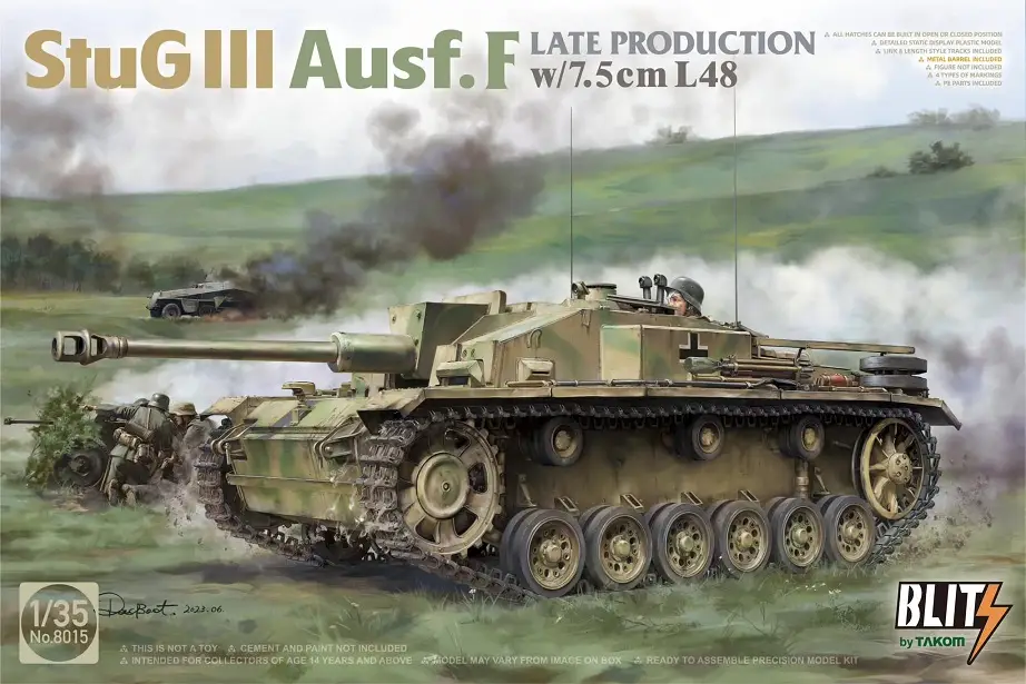 Takom 1:35 Stug Iii Ausf. F Late Production With 7.5Cm L/48 - modelbouw Aanbieding