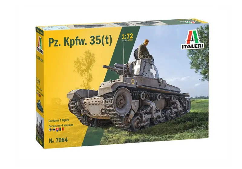 Koopje Italeri 1:72 Panzerkampfwagen 35 (t)