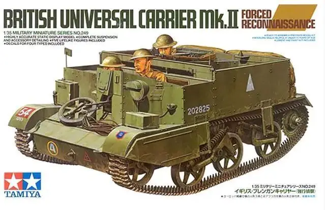 Direct Verzonden Tamiya 1:35 British Universal Carrier Mk. Ii - Forced Reconnaissaince - modelbouw