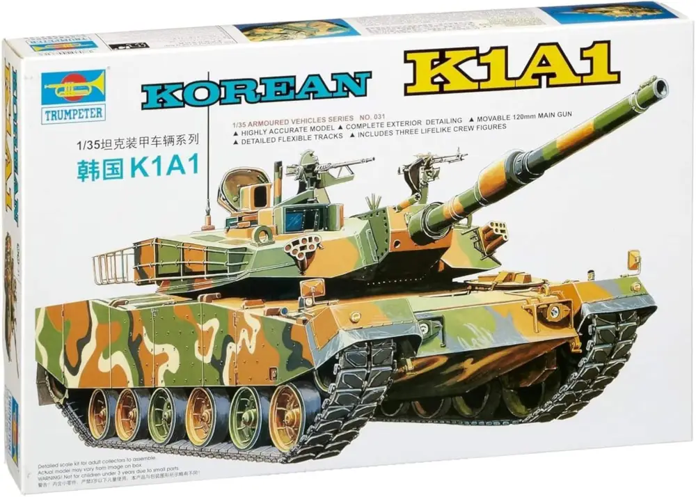 Trumpeter 1:35 MM31 KOREAN K1A1 TANK - modelbouw Goedkoop